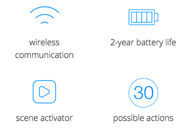 Fibaro Z-Wave Keyfob - Features.