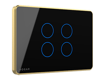Hogar Z-Wave Touch Switches - Black